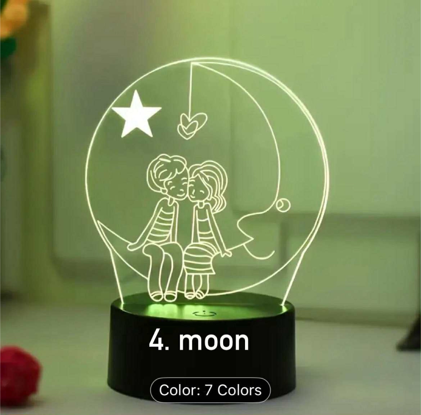 Colorful 3D LED Night Light - photo 4