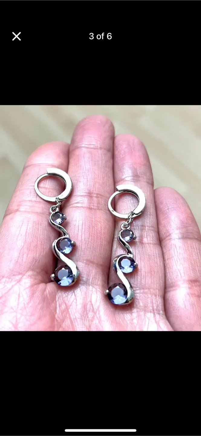 Silver plated  Necklace & Earrings Set image indicator(2)