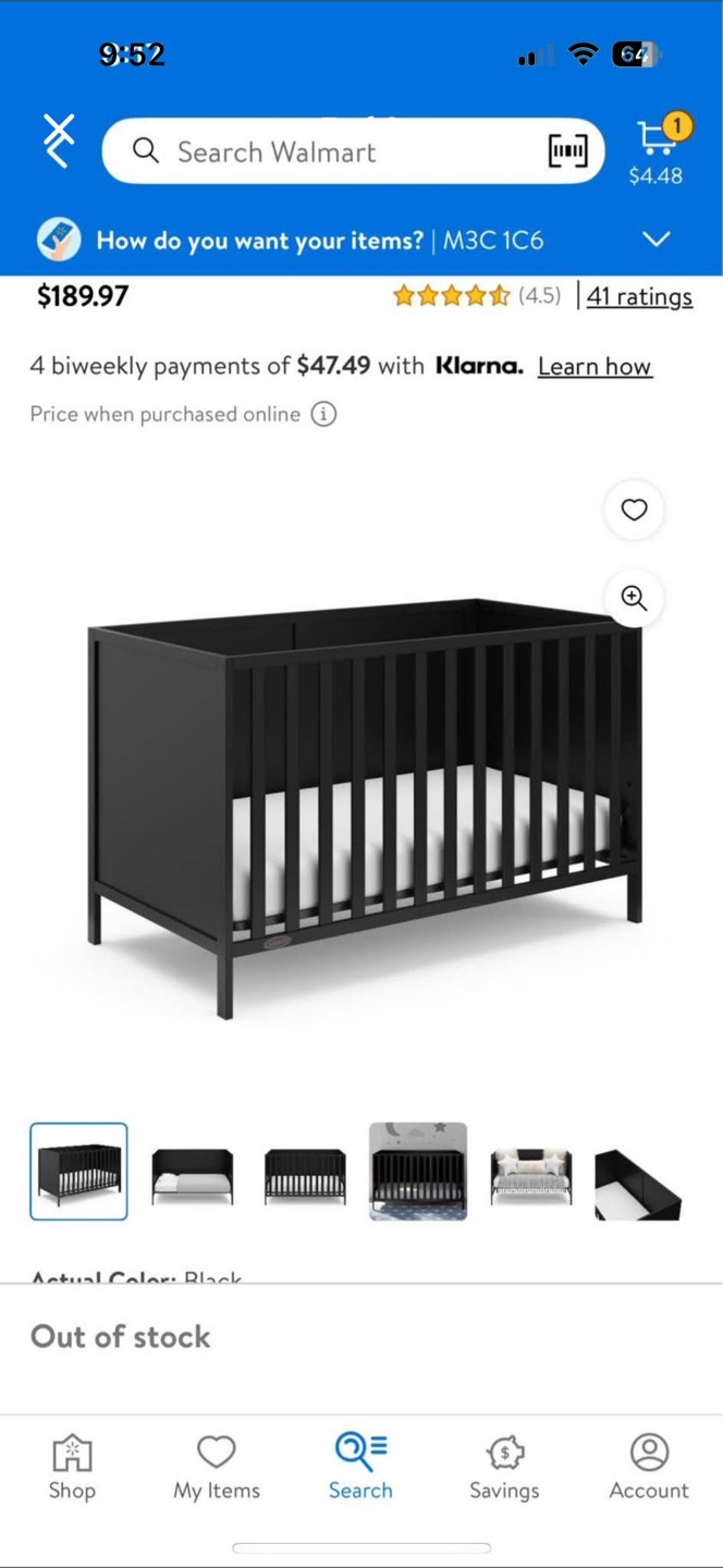 Graco Crib  3-in-1 Convertible Crib - Black - photo 3