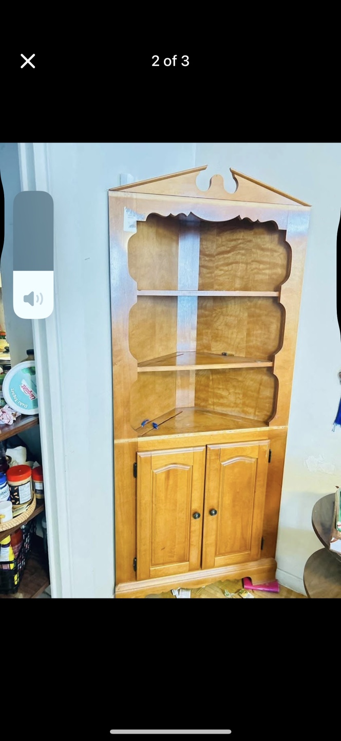 Wooden Corner Shelf - photo 2