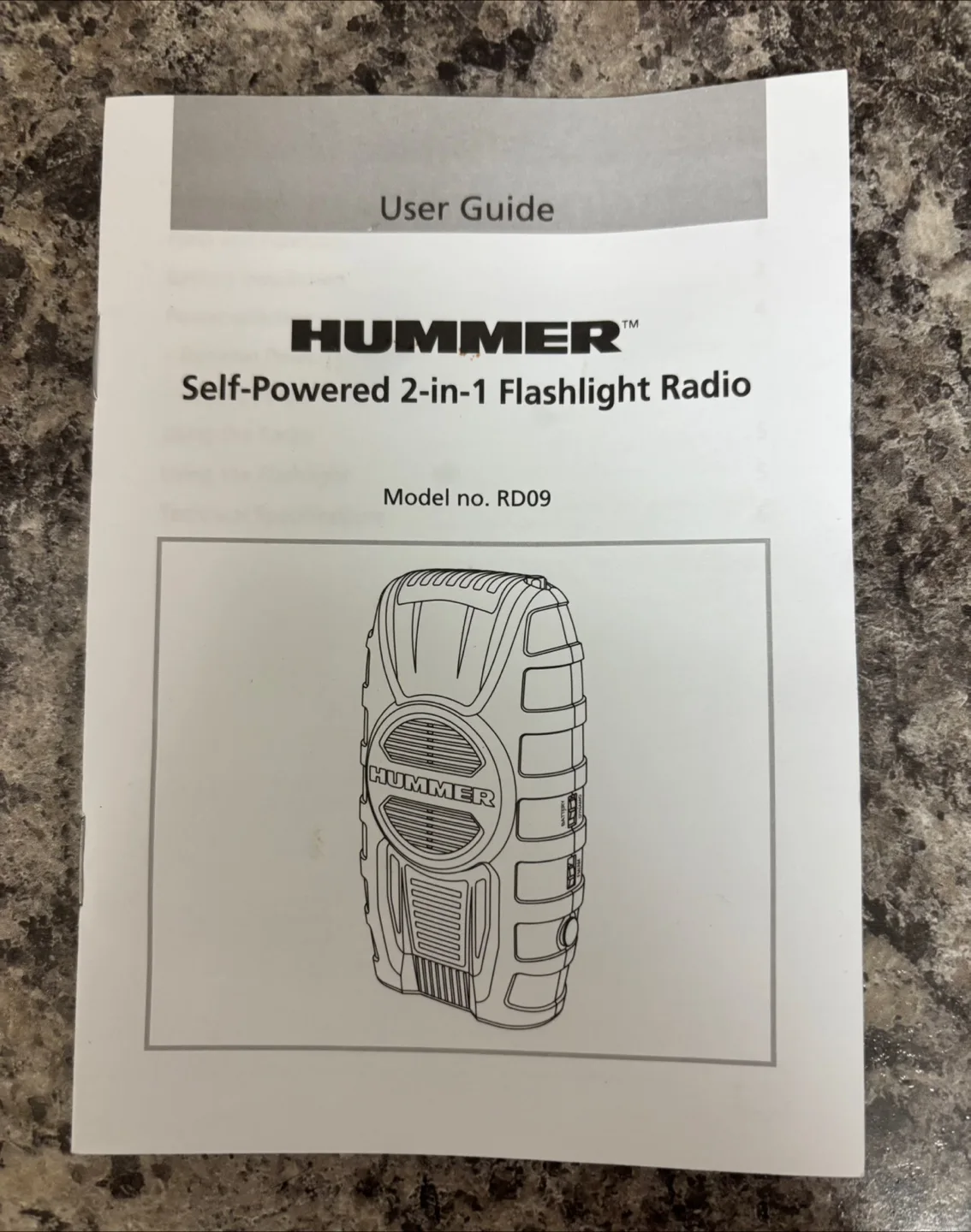 Hummer Radio Flashlight image indicator(8)