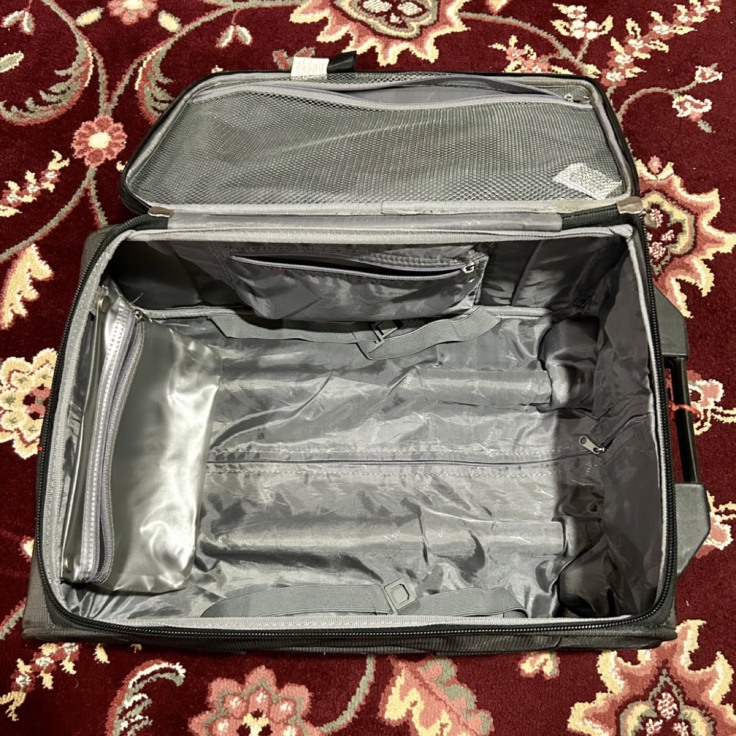 🧳 Travelpro 20″ Grey Carry-On Luggage – Soft-Sided Rolling - photo 2