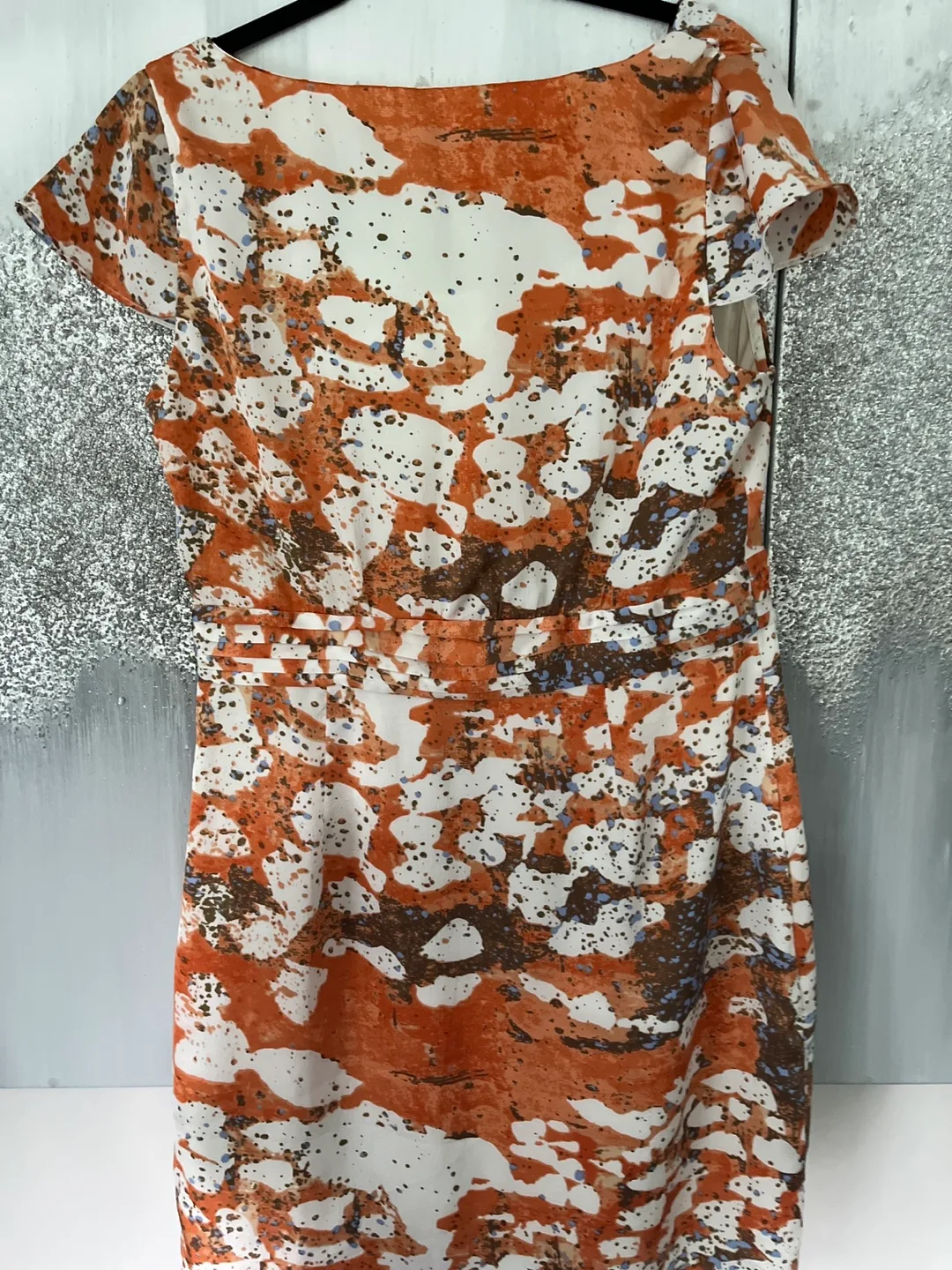 Marc New York Dress - Orange/White Pattern image indicator(2)