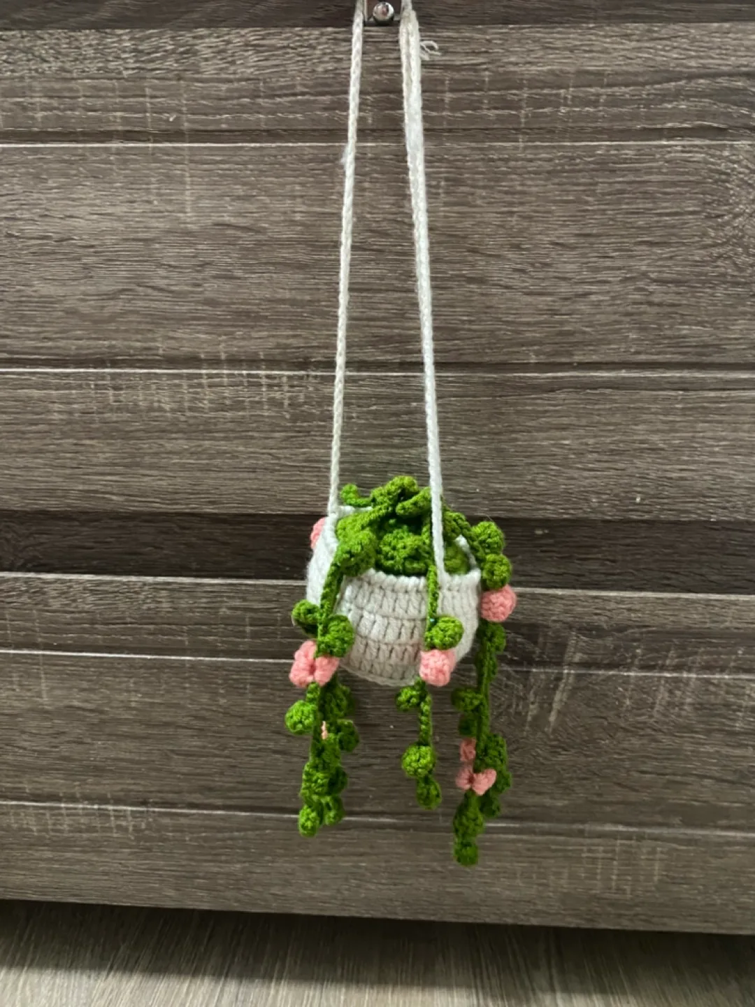 Crochet String of Pearls Plant Hanger thumbnail