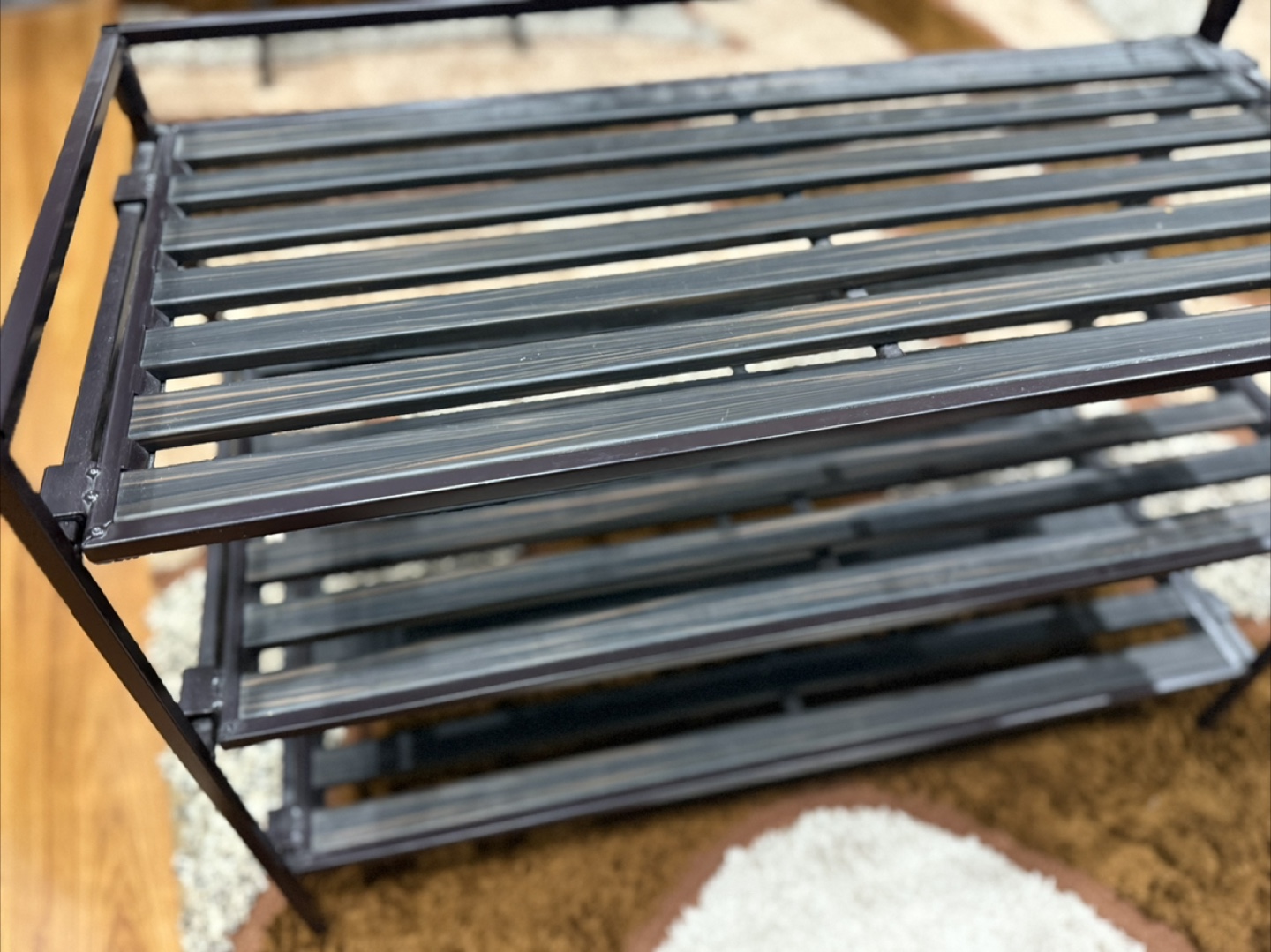 3-Tier Metal Shoe Rack - photo 4