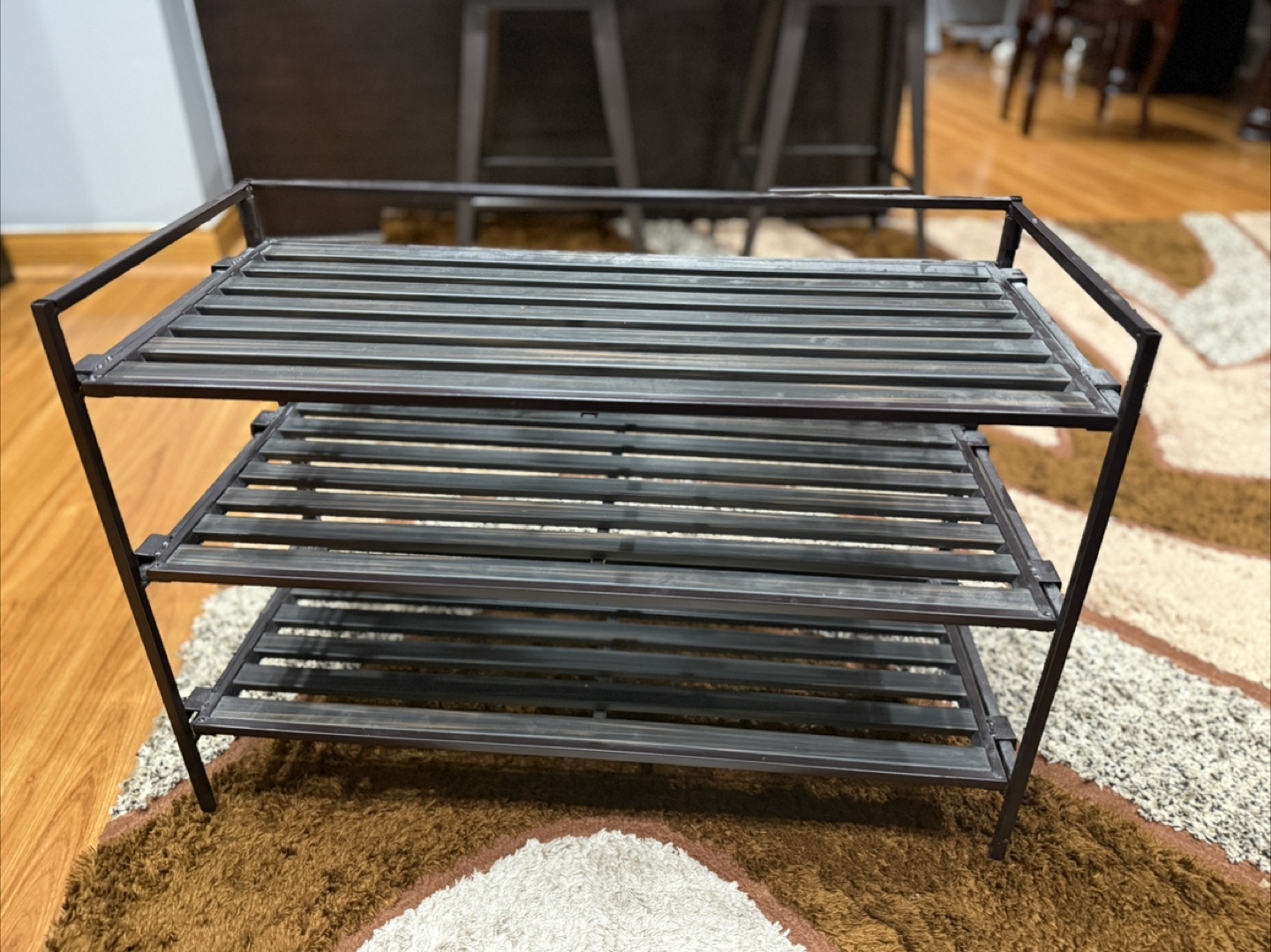 3-Tier Metal Shoe Rack - photo 5