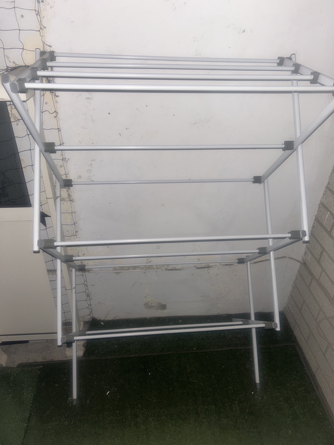 Folding Clothes Drying Rack - White - photo 2