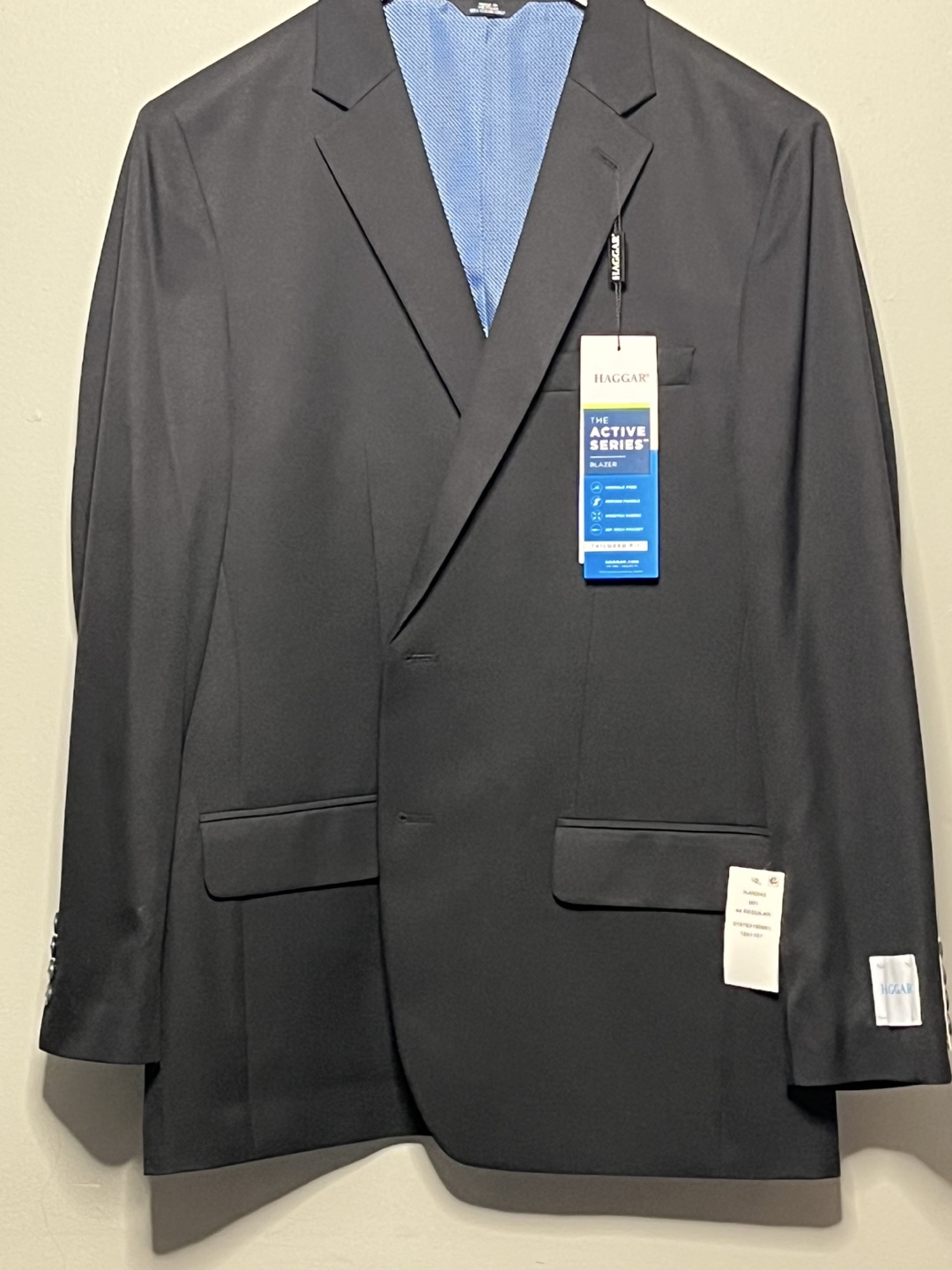 Haggar Active Series Tailored Fit Blazer - Size 44 Regular