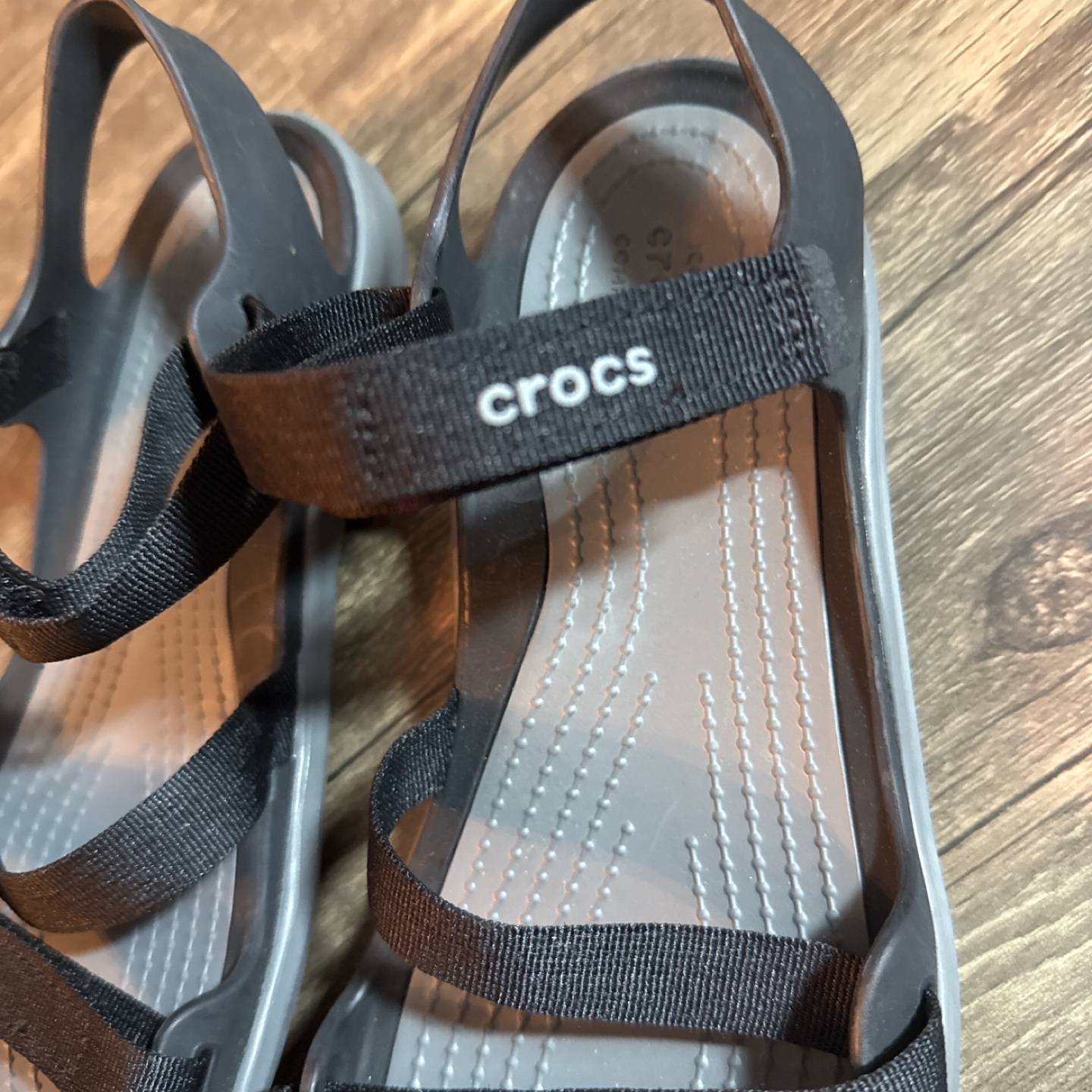 Crocs Swiftwater Sandals - Black - Size 8 - photo 2