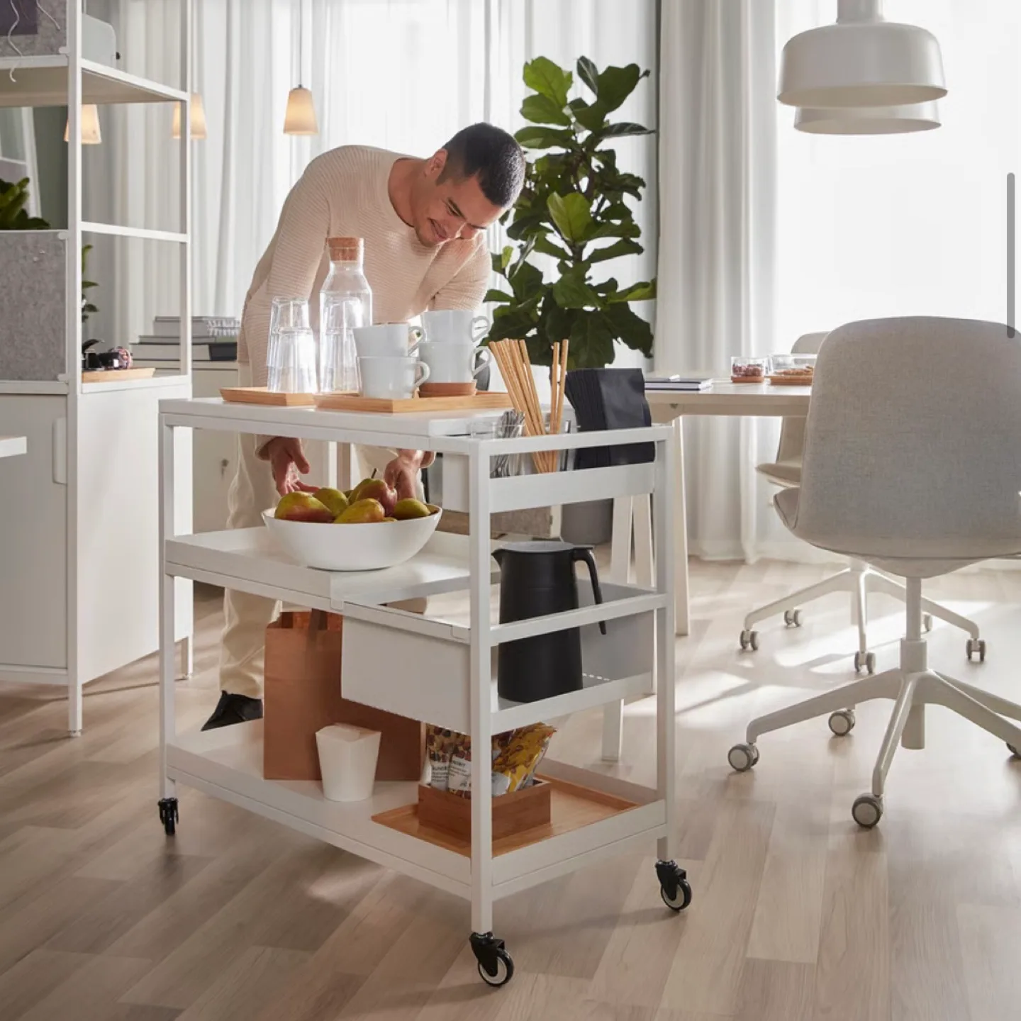 IKEA metal utility cart - TROTTEN thumbnail
