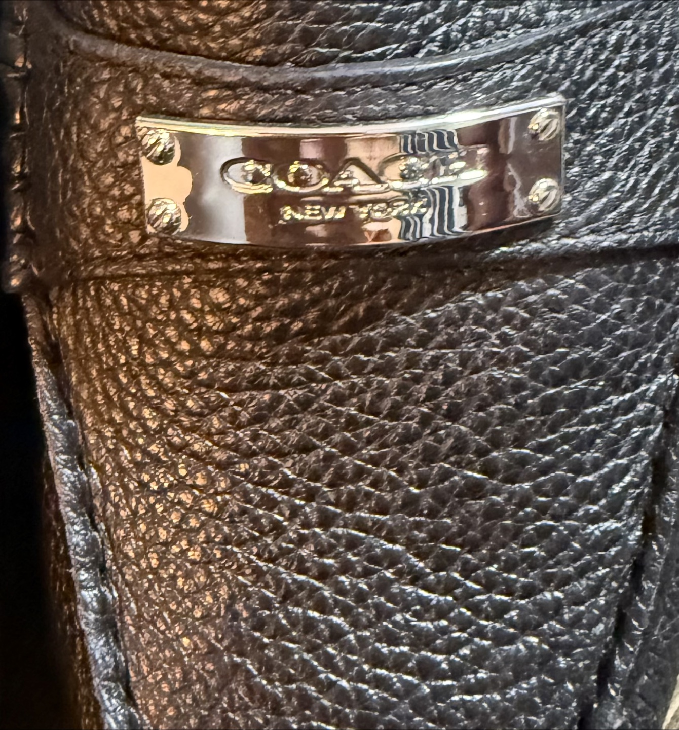 Coach Black Leather Loafers - photo 3