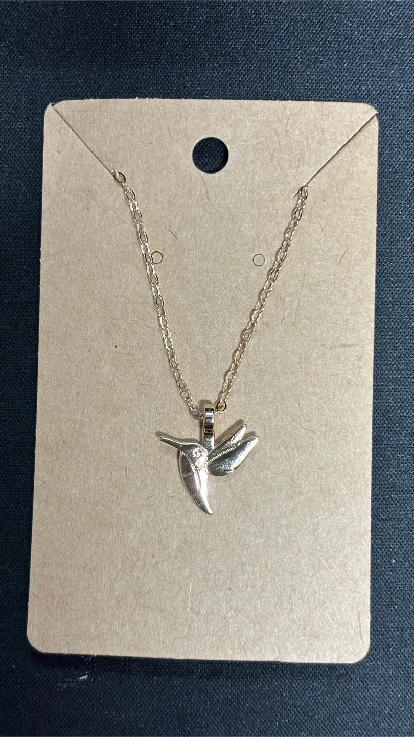 Hummingbird Pendant Necklace thumbnail