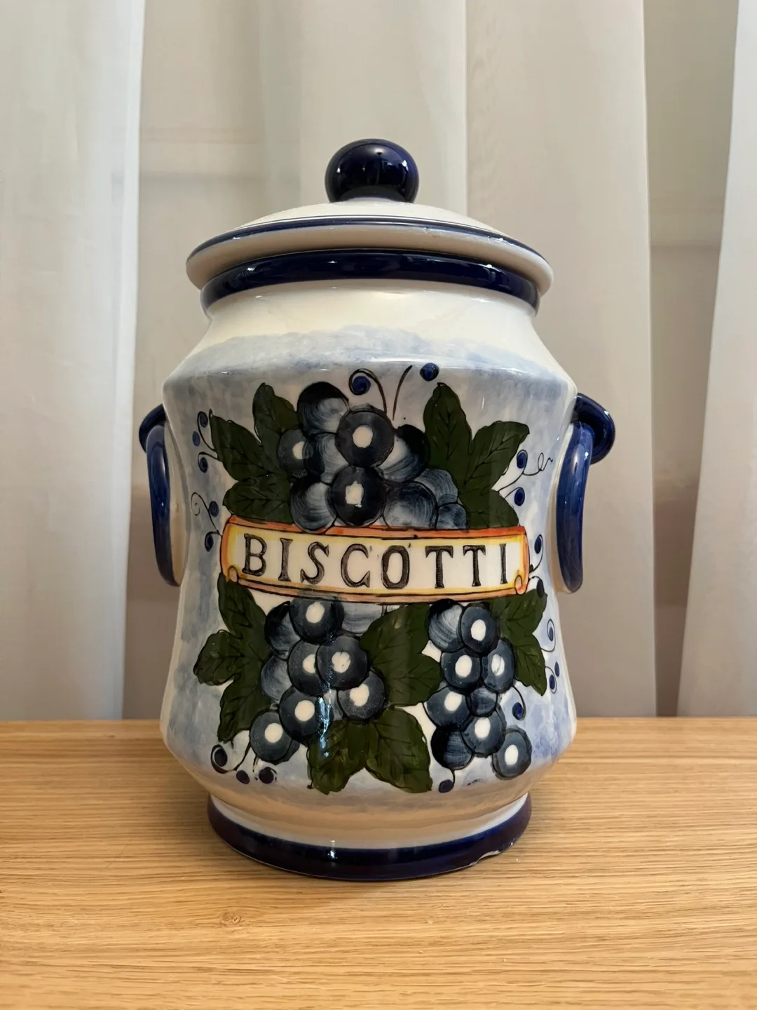Biscotti Ceramic Cookie Jar thumbnail