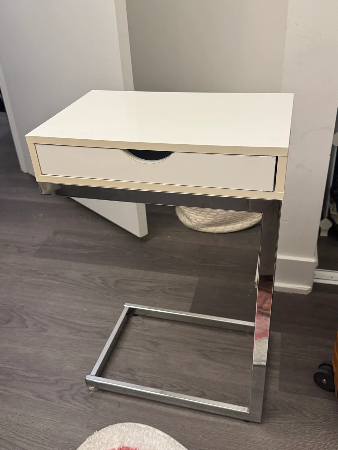 OPEN TO OFFERS: White Table/NightStand