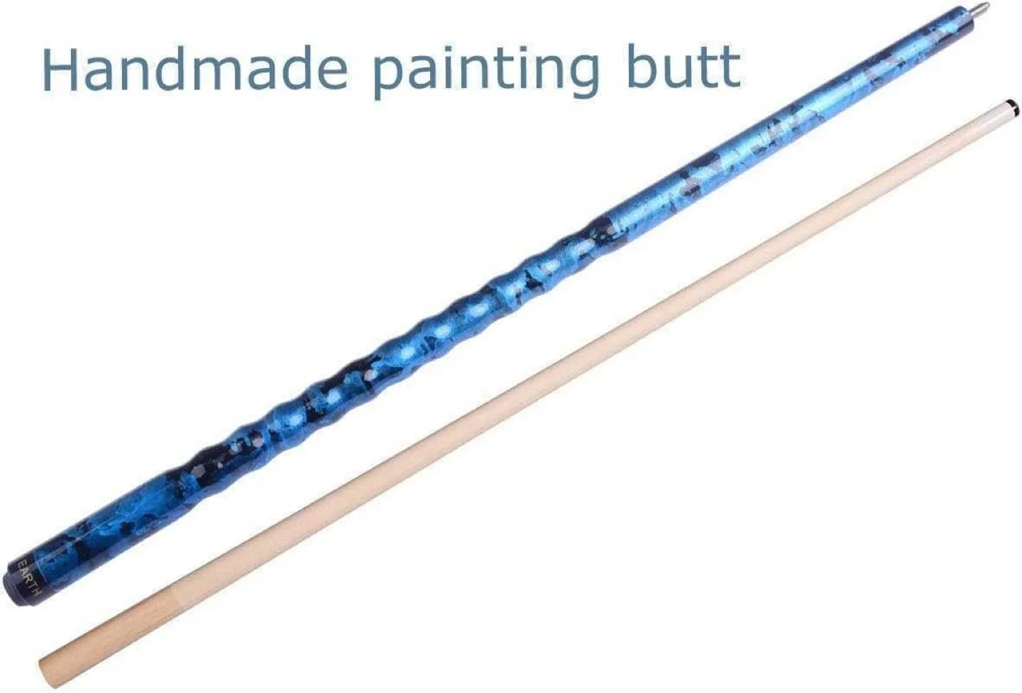 New AB Earth Pool Cue Stick, 13mm Tip (Blue - 21oz) thumbnail