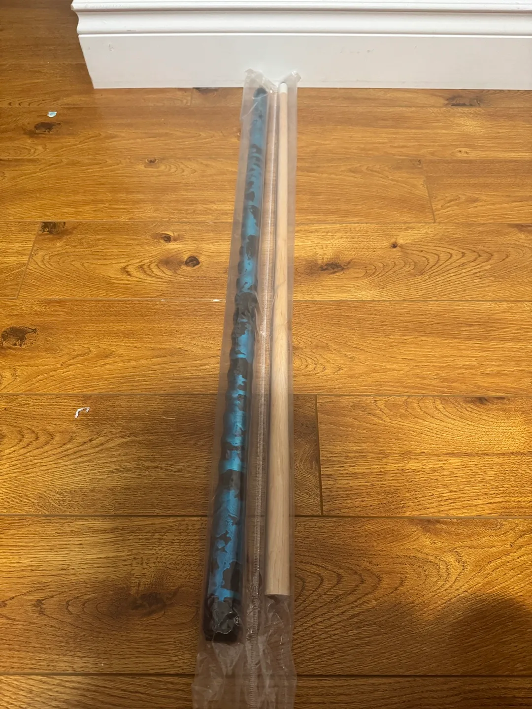 New AB Earth Pool Cue Stick, 13mm Tip (Blue - 21oz) image indicator(3)