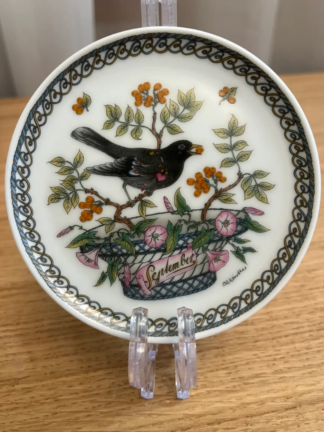 Hutschenreuther Ole Winther September Plate thumbnail