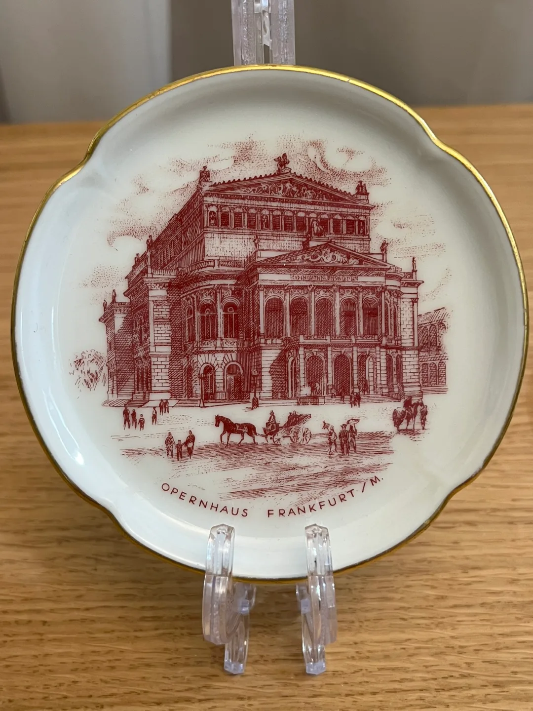 Rosenthal Germany Trinket Dish - Opernhaus Frankfurt thumbnail
