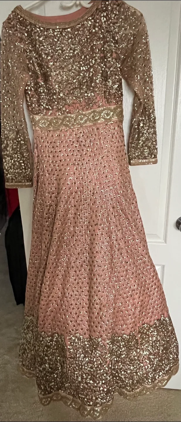 Brand new Pink & Gold Embellished Dress image indicator(3)