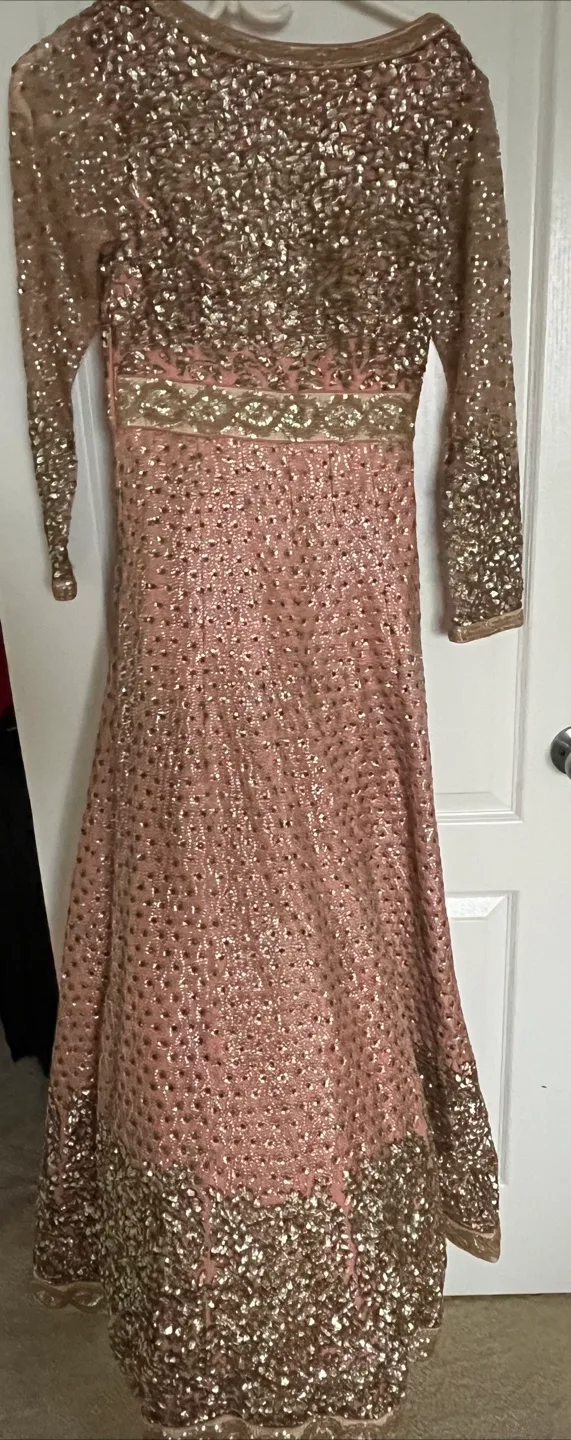 Brand new Pink & Gold Embellished Dress image indicator(2)