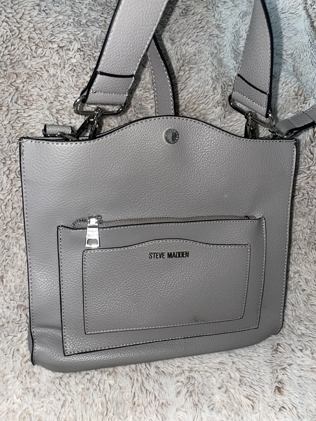 Steve Madden Grey Crossbody Bag thumbnail