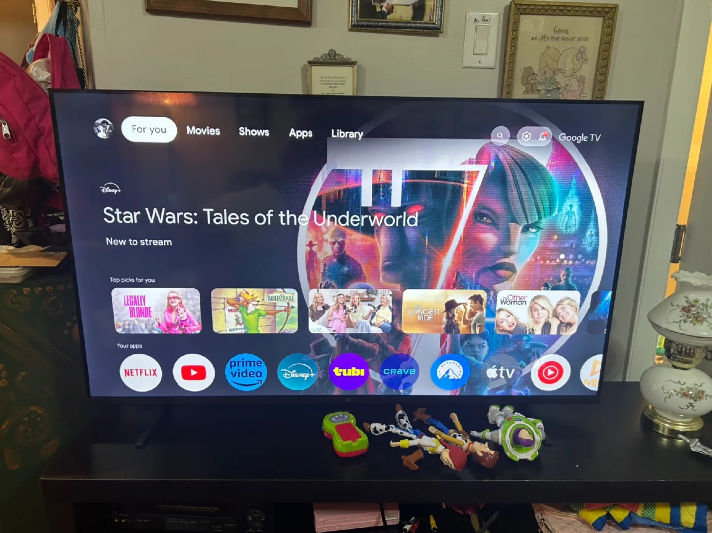TV with Disney+, Netflix, Prime Video (55”) thumbnail