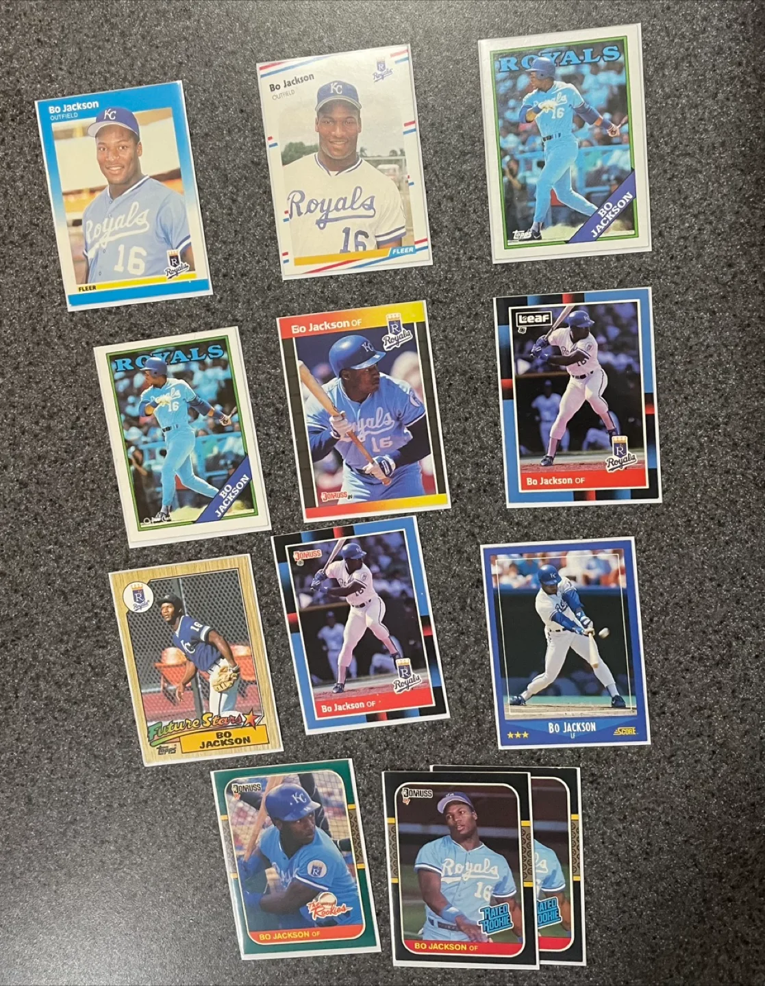 Mixed Lot of Vintage Hockey, Baseball and Football Trading Cards image indicator(6)