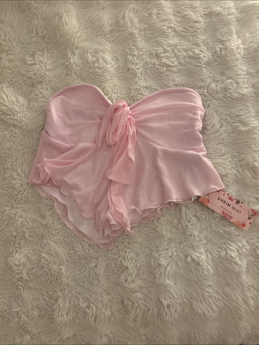 Shein Mod Pink Tube Top