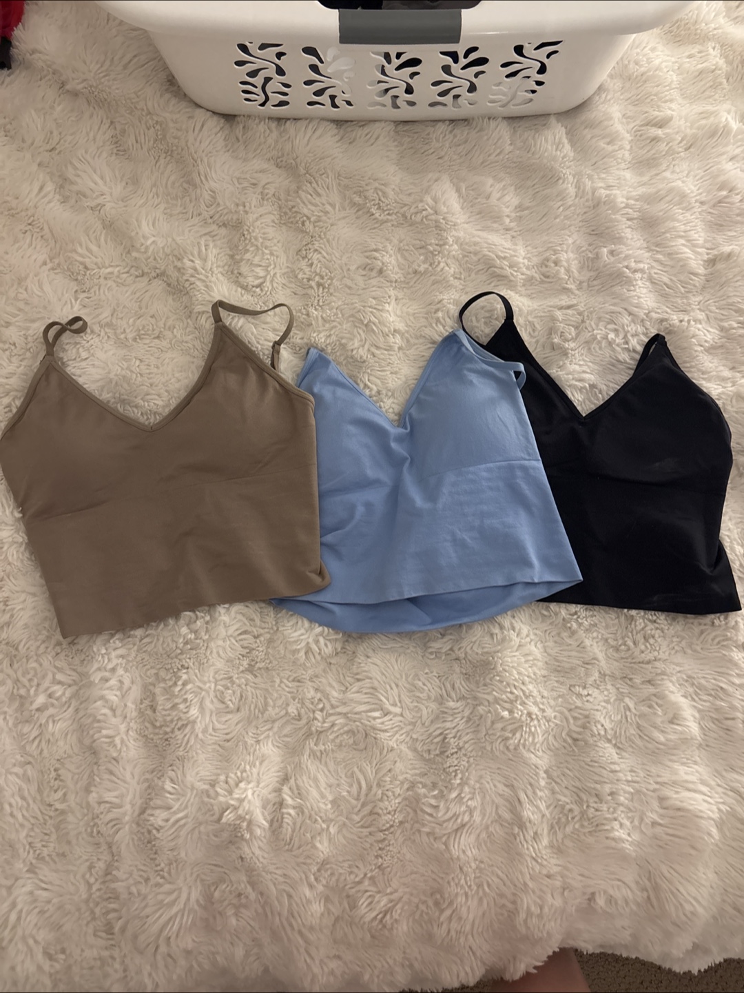 Tank Tops - Brown, Blue, Black