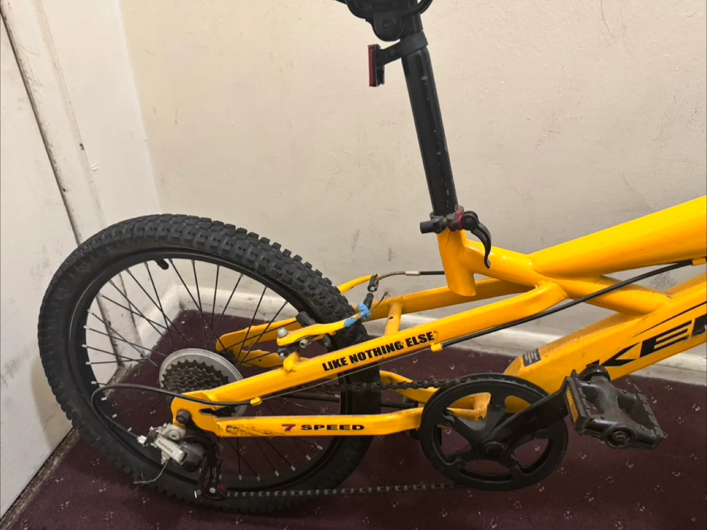 Kent K20 7-Speed Yellow Bicycle image indicator(4)