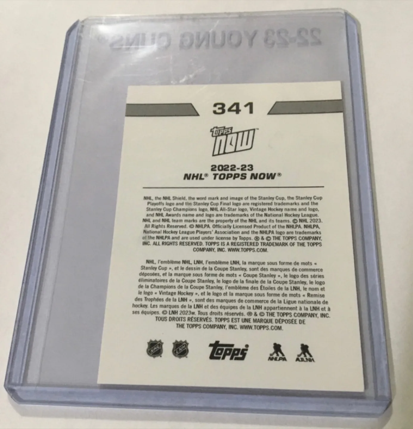 Topps Now Matthew Knies Rookie Card 2022-23 image indicator(2)