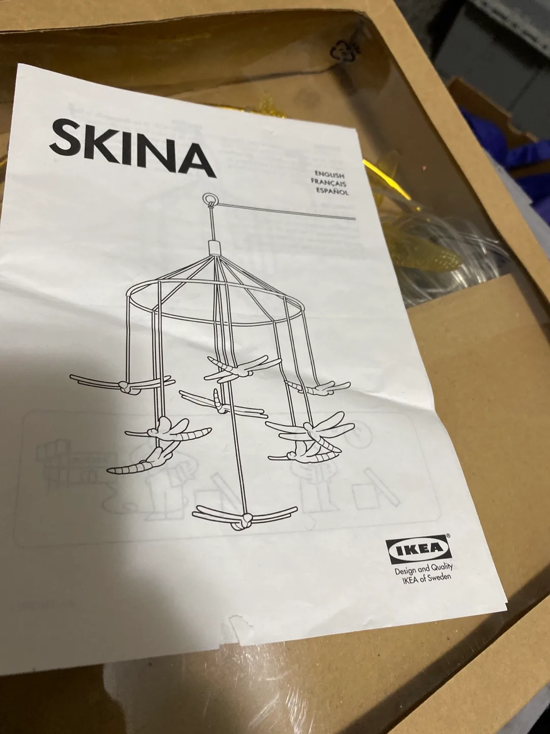 IKEA SKINA Dragonfly Decoration image indicator(2)