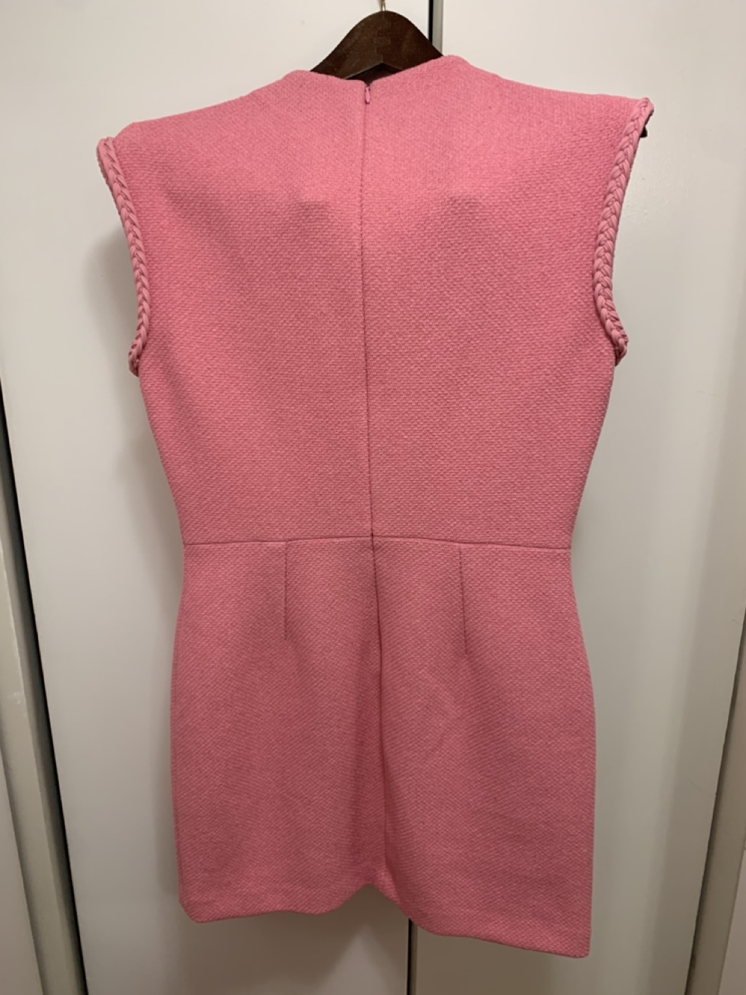 NWT - Maje Pink Tweed Dress - Size 38 - photo 3