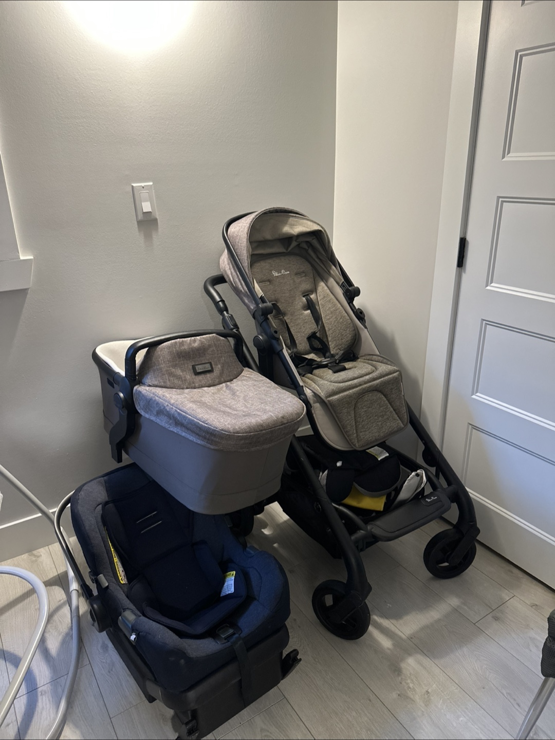 Silver Cross Stroller, Bassinet & Car Seat