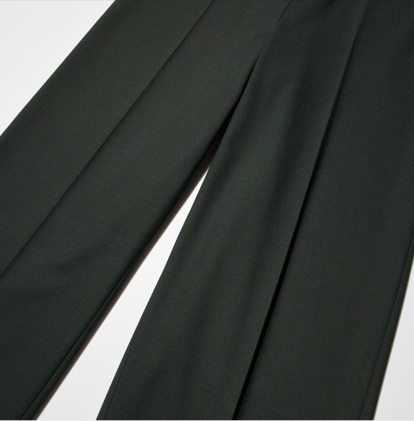 Uniqlo smart wide pants in black, size M - photo 3