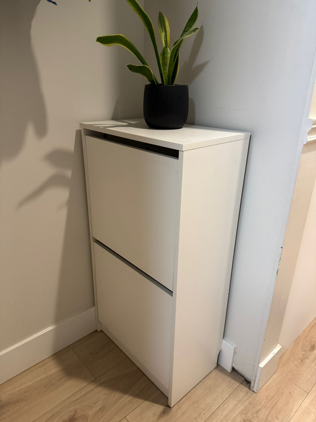 White Shoe Cabinet