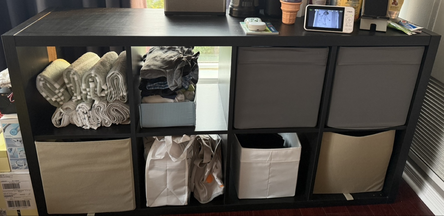 IKEA Kallax Shelf Unit - Black brown