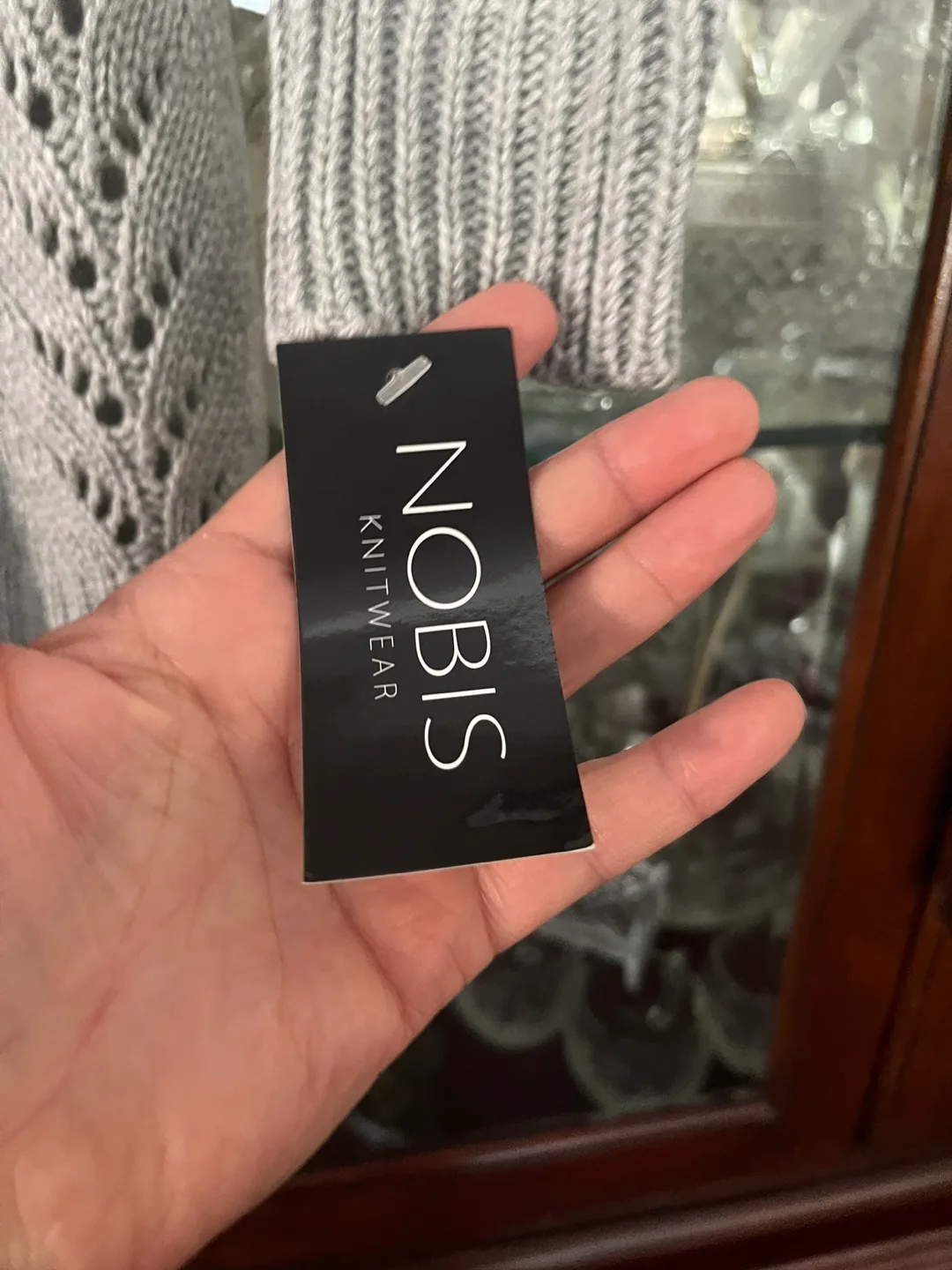 Nobis Knitwear Grey Sweater image indicator(2)