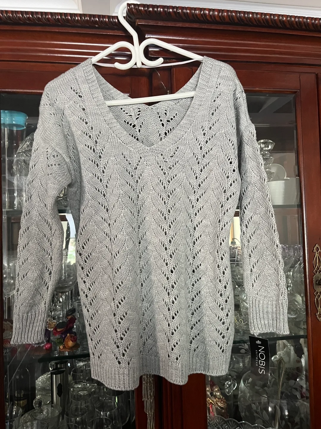 Nobis Knitwear Grey Sweater image indicator(4)