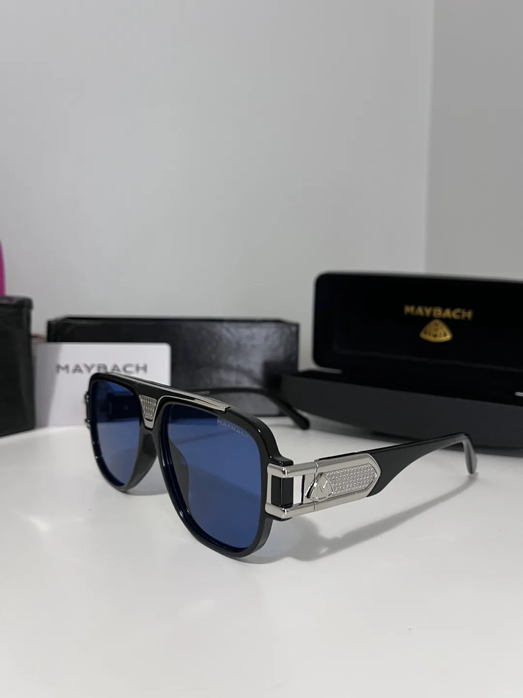 Maybach The Artist I Sunglasses - Black thumbnail