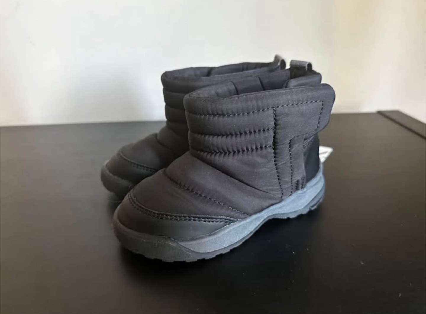 Zara Black Padded Winter Boots - Size 24 - photo 2