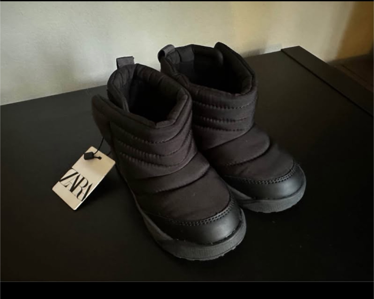 Zara Black Padded Winter Boots - Size 24 - photo 5