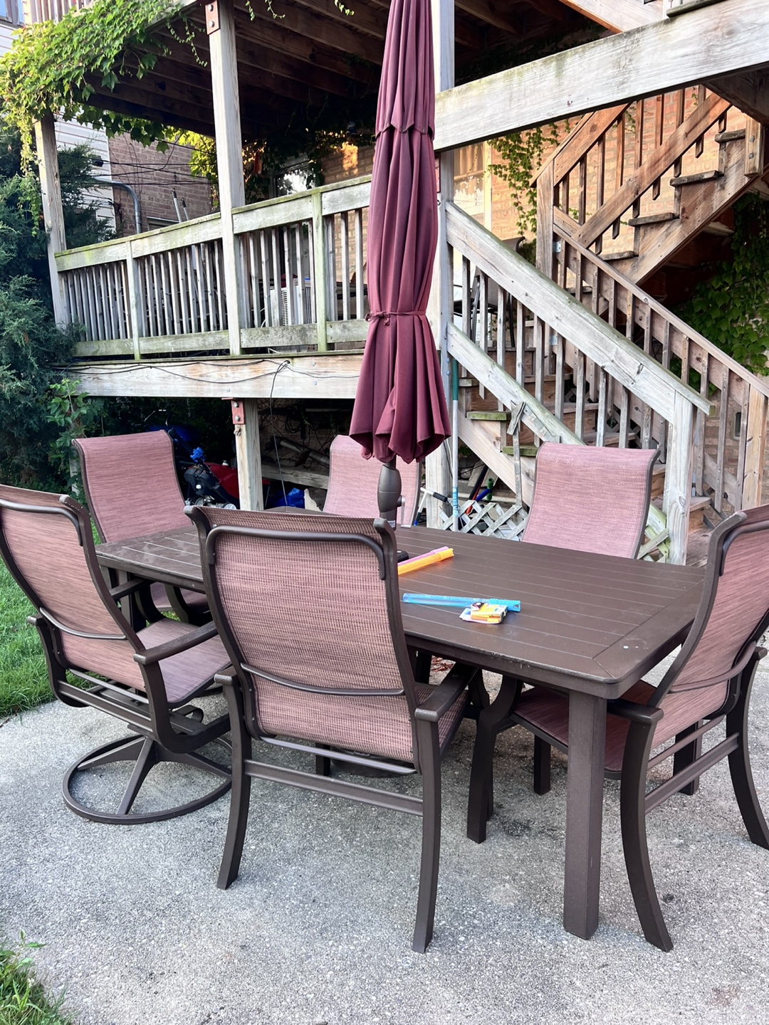Patio Table Set with Umbrella - photo 3