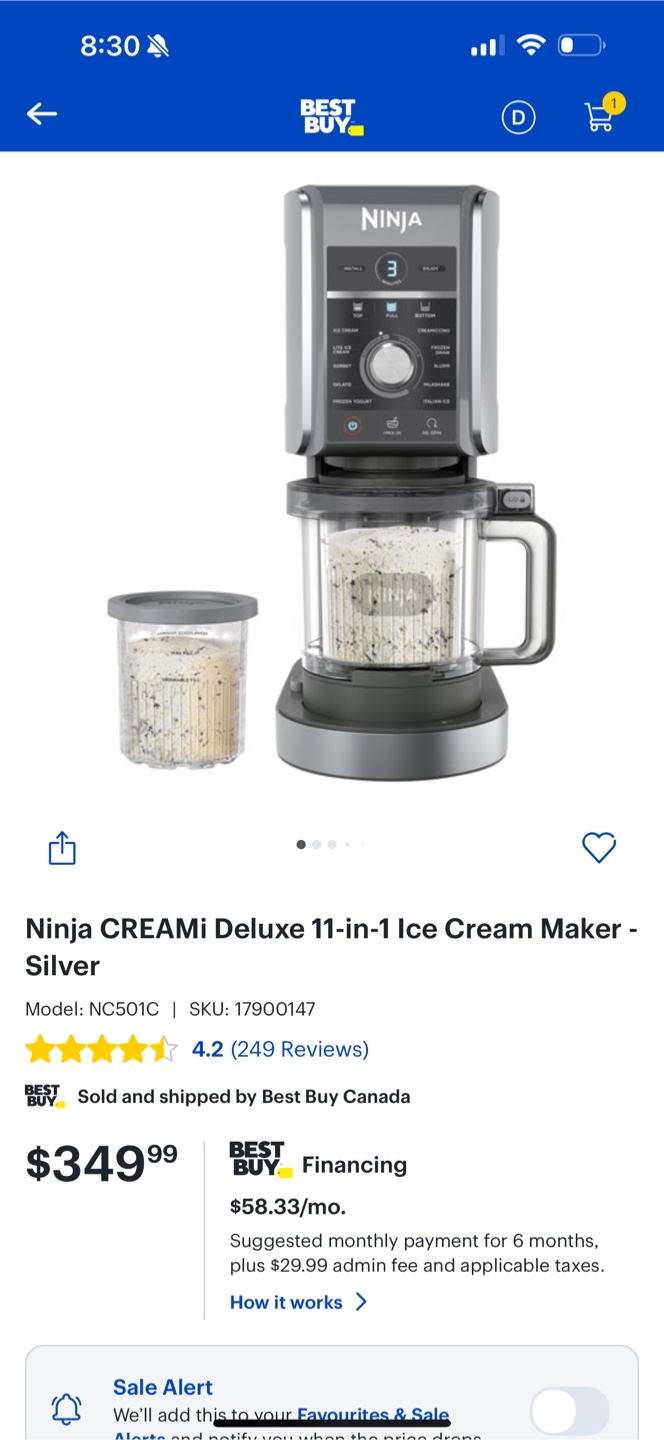 Ninja CREAMi Deluxe 11-in-1 Ice Cream Maker