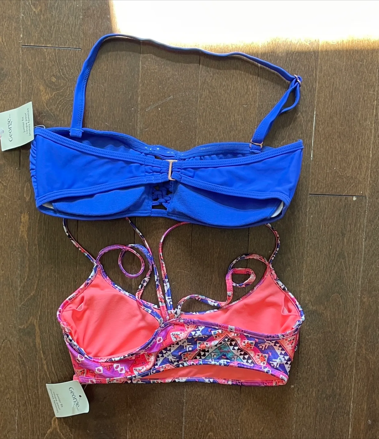 Lot of 2 George Swimsuit Tops - Size Xs image indicator(2)