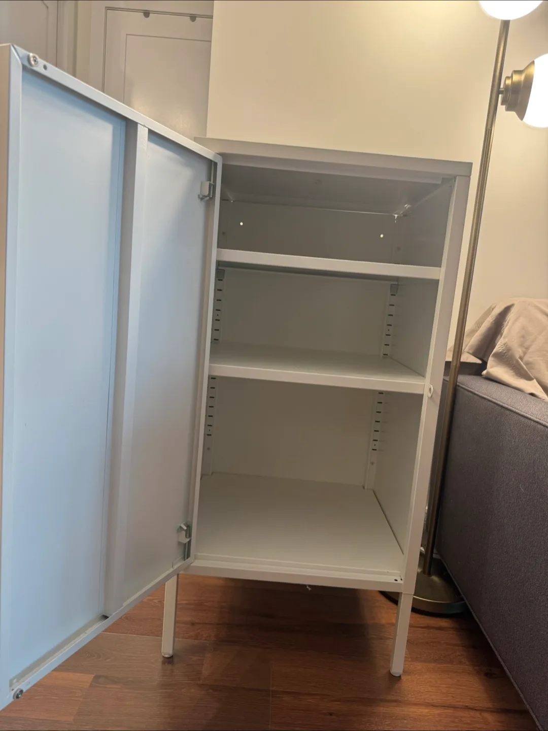 IKEA White Metal Cabinet $35 OBO - 35x35x82 cm image indicator(3)