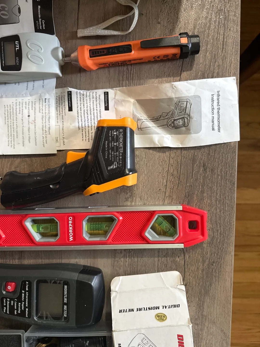 Variety of Tools with tool bag husky New home inspector tools image indicator(5)