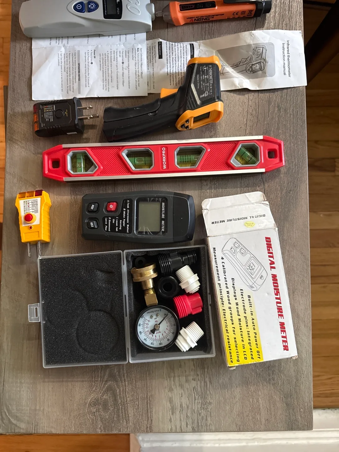 Variety of Tools with tool bag husky New home inspector tools image indicator(2)