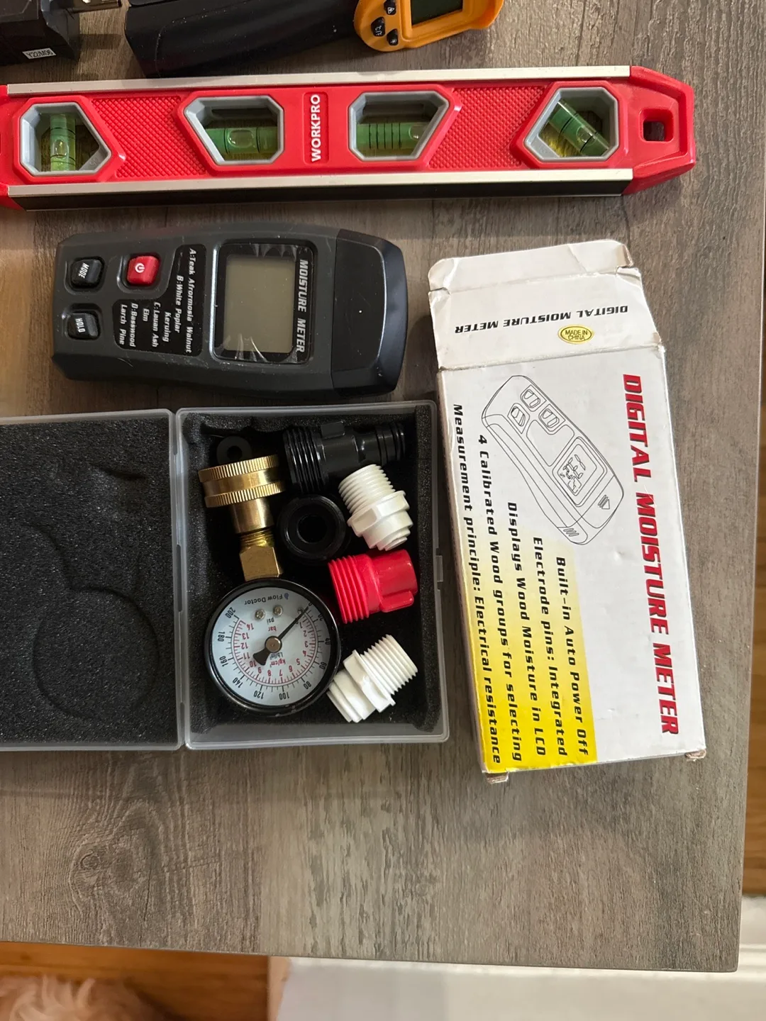 Variety of Tools with tool bag husky New home inspector tools image indicator(6)