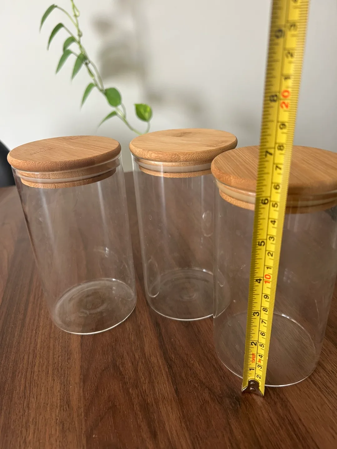 Glass Canisters with Bamboo Lids thumbnail